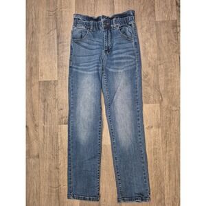 Black Label by C'est Toi Jeans Womens Size S Blue Denim Elastic Rugged Waist 163